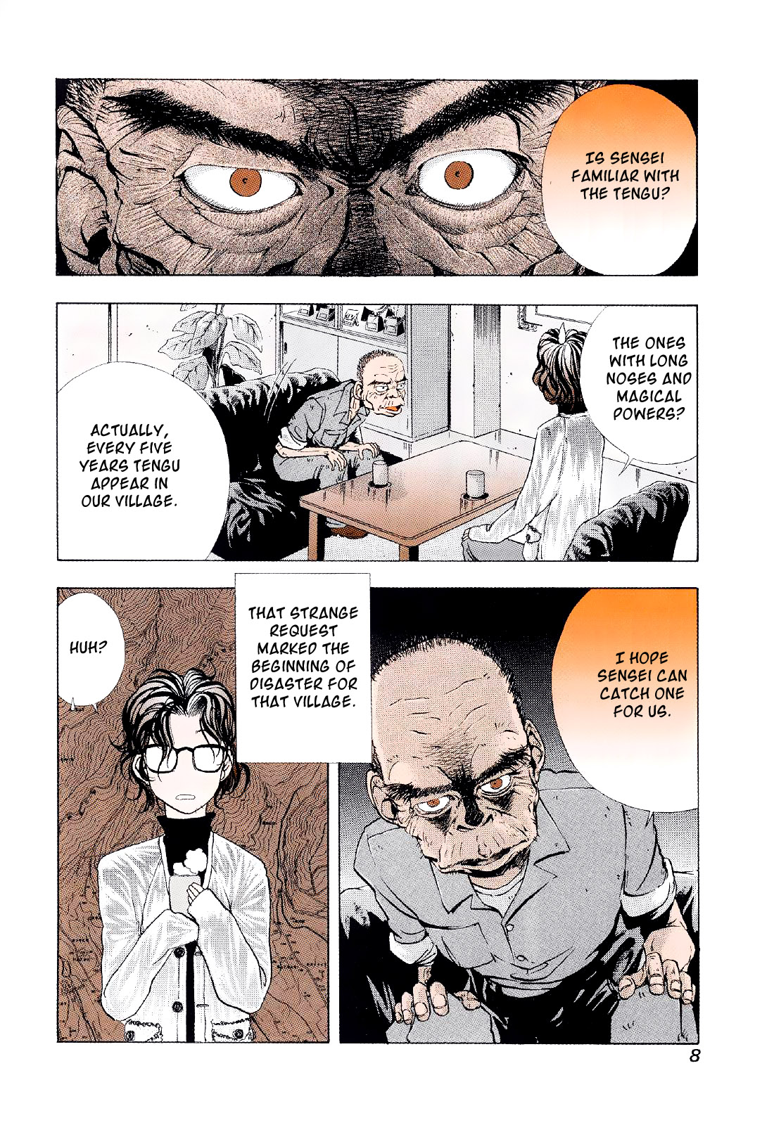 Mystery Minzoku Gakusha Yakumo Itsuki Chapter 1.2 page 10 - Chapter 1 v2 : The Tengu Murders (1)