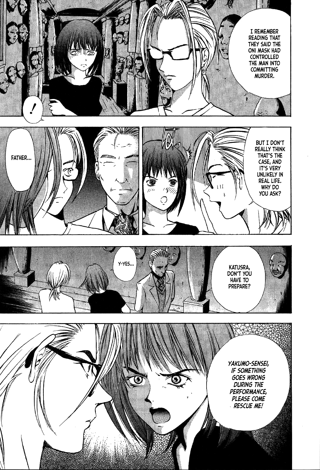 Mystery Minzoku Gakusha Yakumo Itsuki Chapter 23 page 10 - Chapter 23: Mask Museum Murder Case (Part 3)