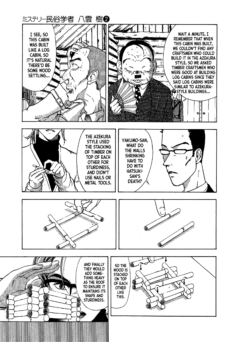 Mystery Minzoku Gakusha Yakumo Itsuki Chapter 8 page 9 - Chapter 8: The Kaguyahime Murders (Part 5)