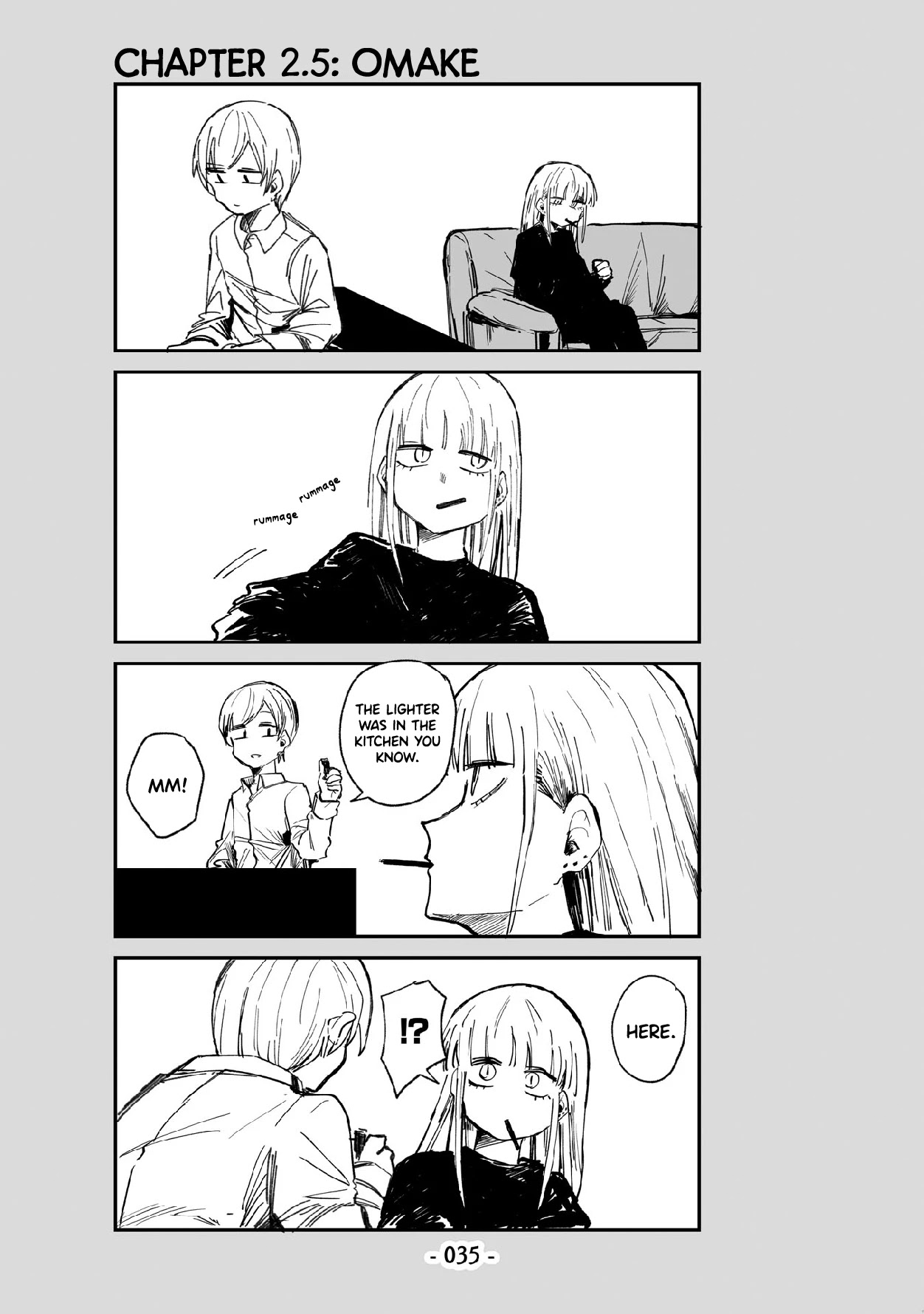 ○○na Maid-san Chapter 2.5 page 1 - Chapter 2.5: Omake
