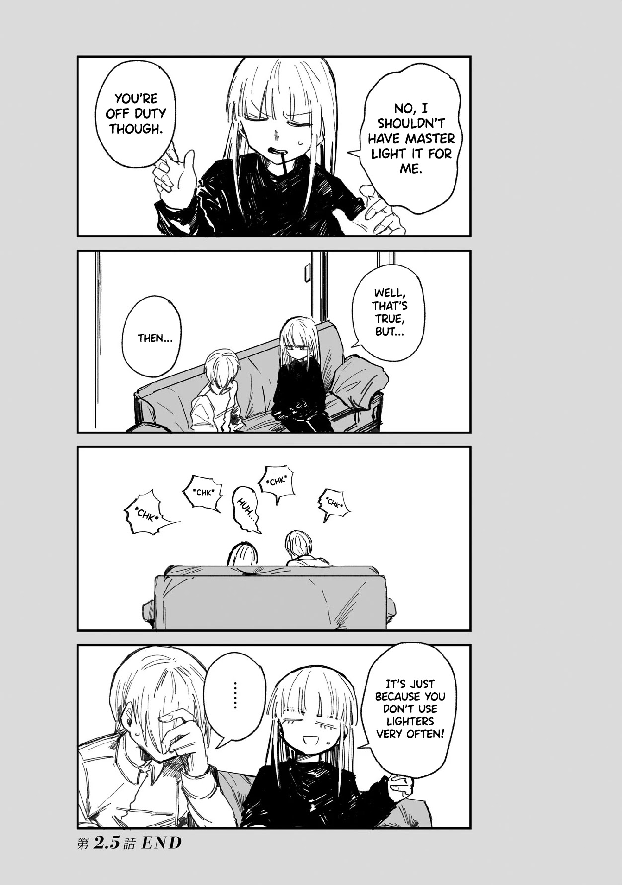 ○○na Maid-san Chapter 2.5 page 2 - Chapter 2.5: Omake