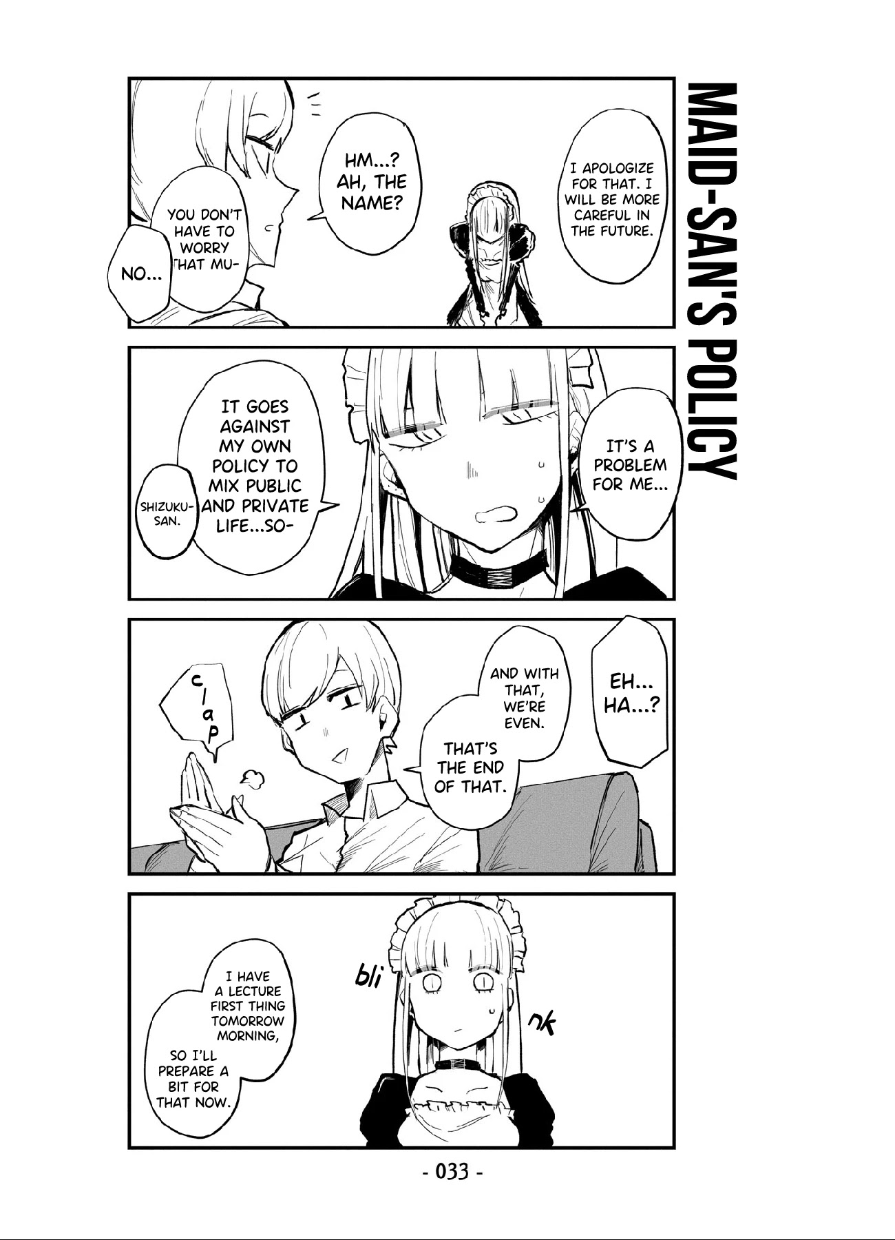 ○○na Maid-san Chapter 2 page 15 - Chapter 2: A Good Day for Shopping.