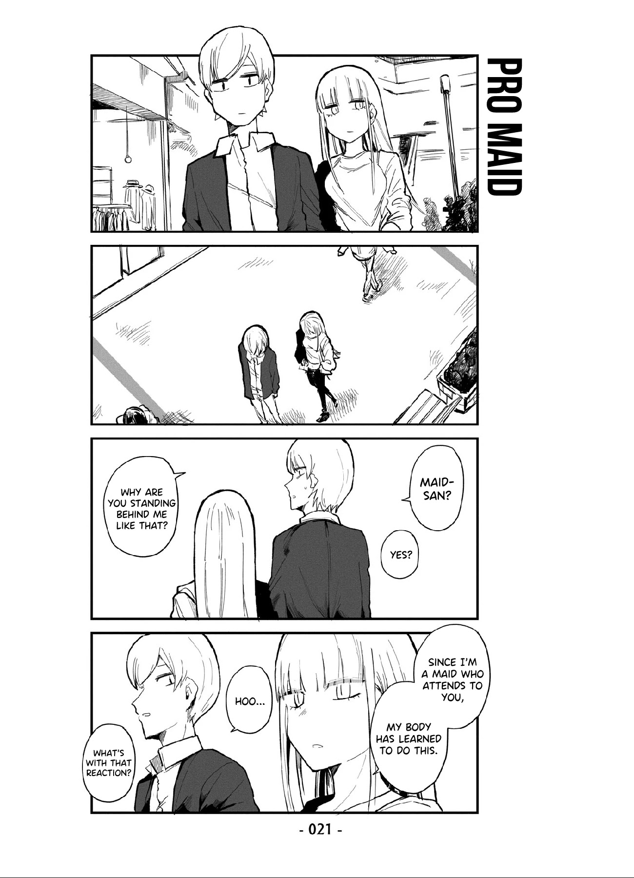 ○○na Maid-san Chapter 2 page 3 - Chapter 2: A Good Day for Shopping.