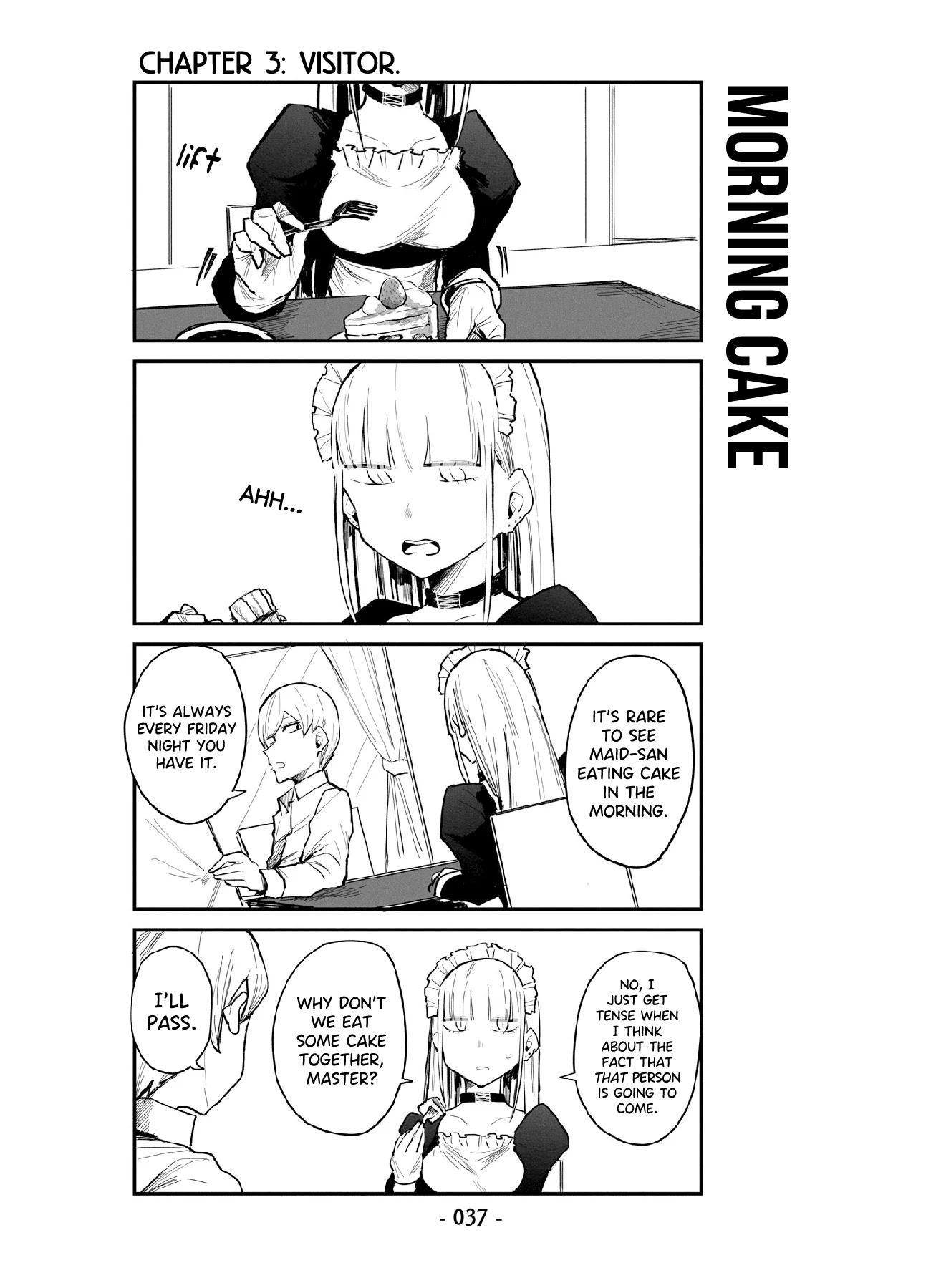 ○○na Maid-san Chapter 3 page 1 - Chapter 3: Visitor.