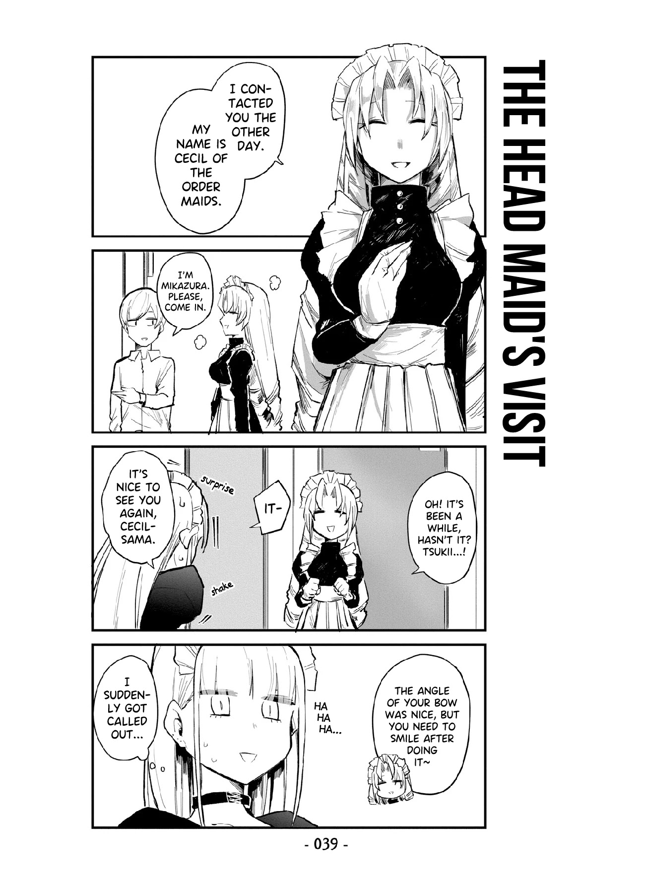 ○○na Maid-san Chapter 3 page 3 - Chapter 3: Visitor.