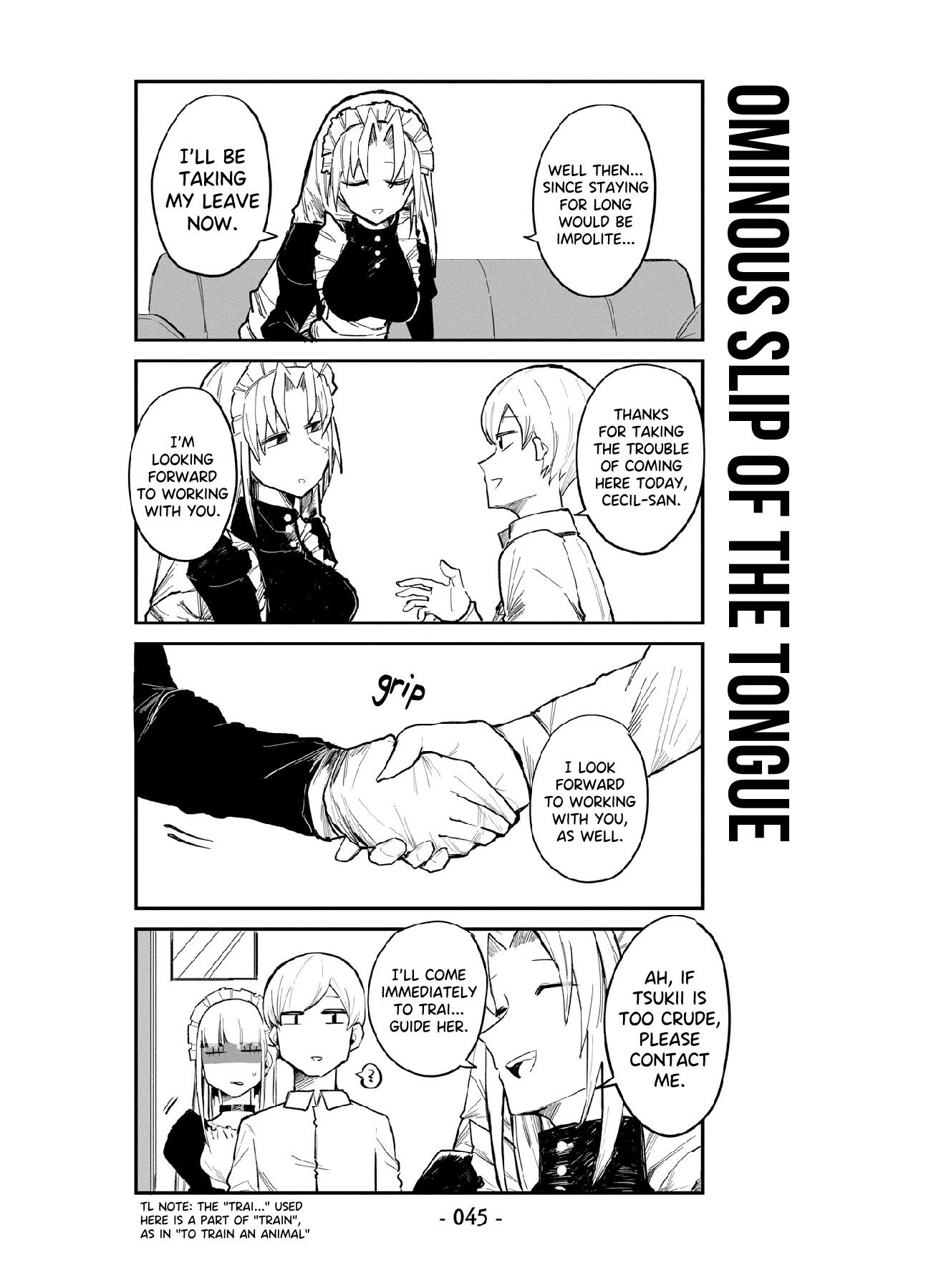 ○○na Maid-san Chapter 3 page 9 - Chapter 3: Visitor.