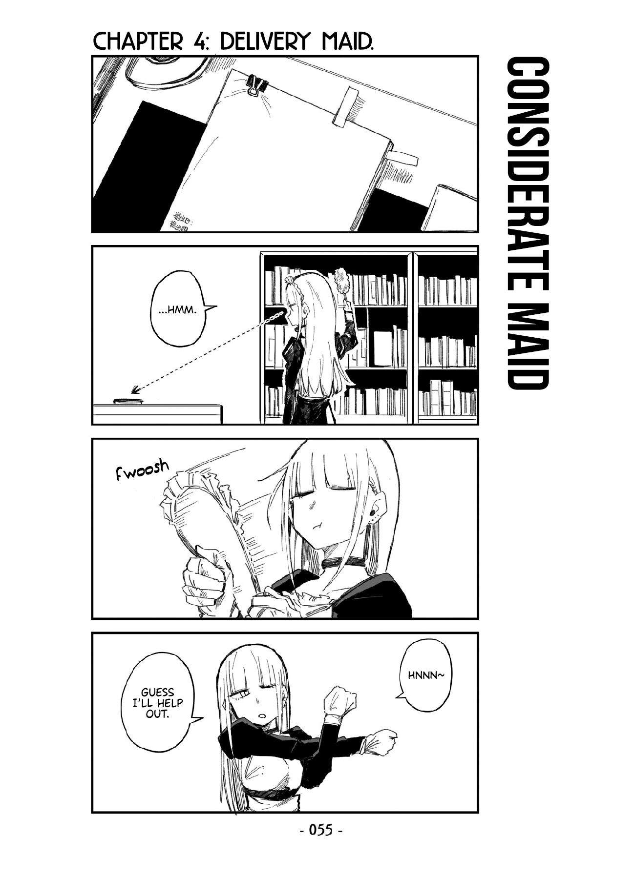 ○○na Maid-san Chapter 4 page 1 - Chapter 4: Delivery Maid.