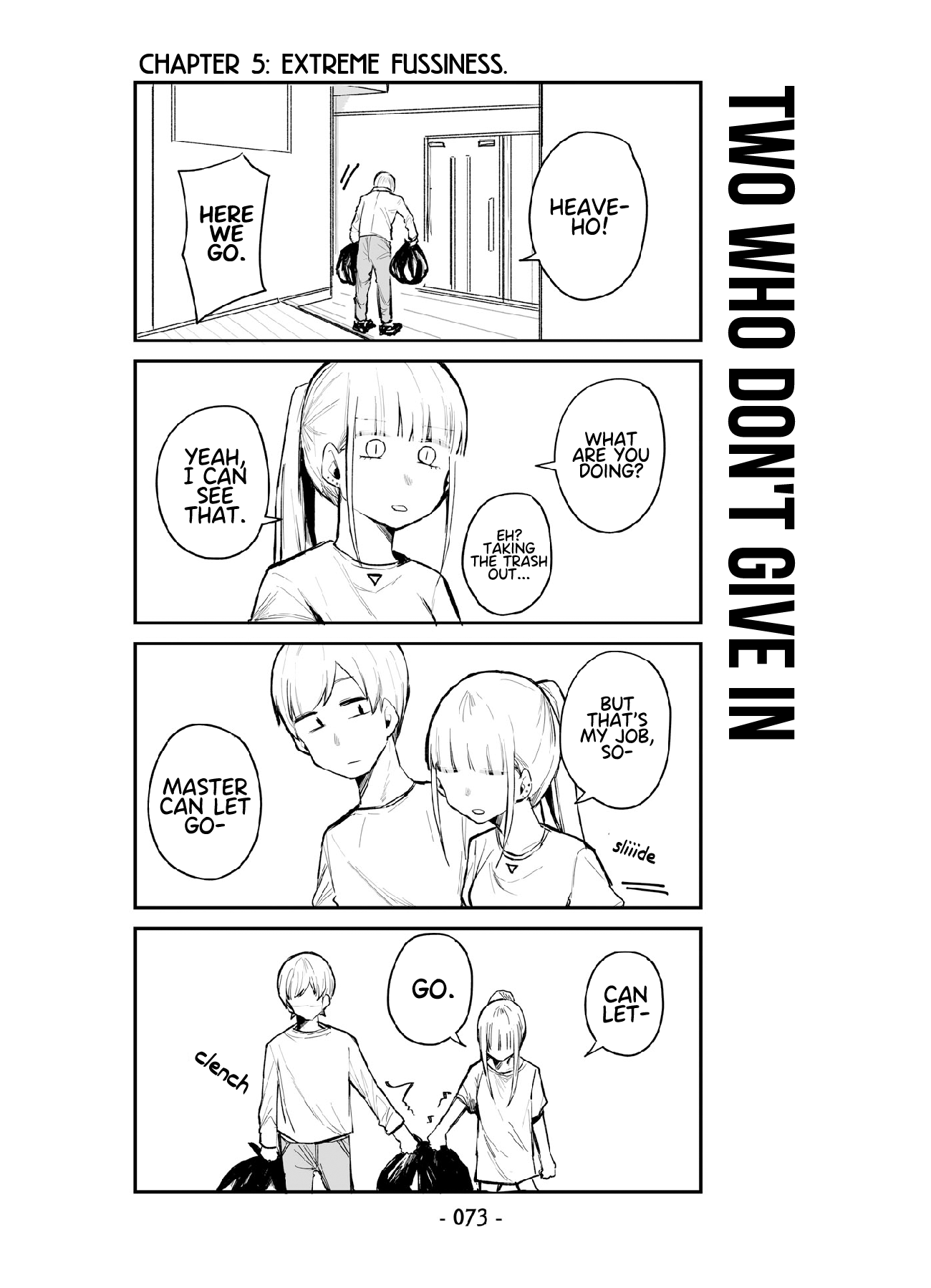 ○○na Maid-san Chapter 5 page 1 - Chapter 5: Extreme Fussiness.