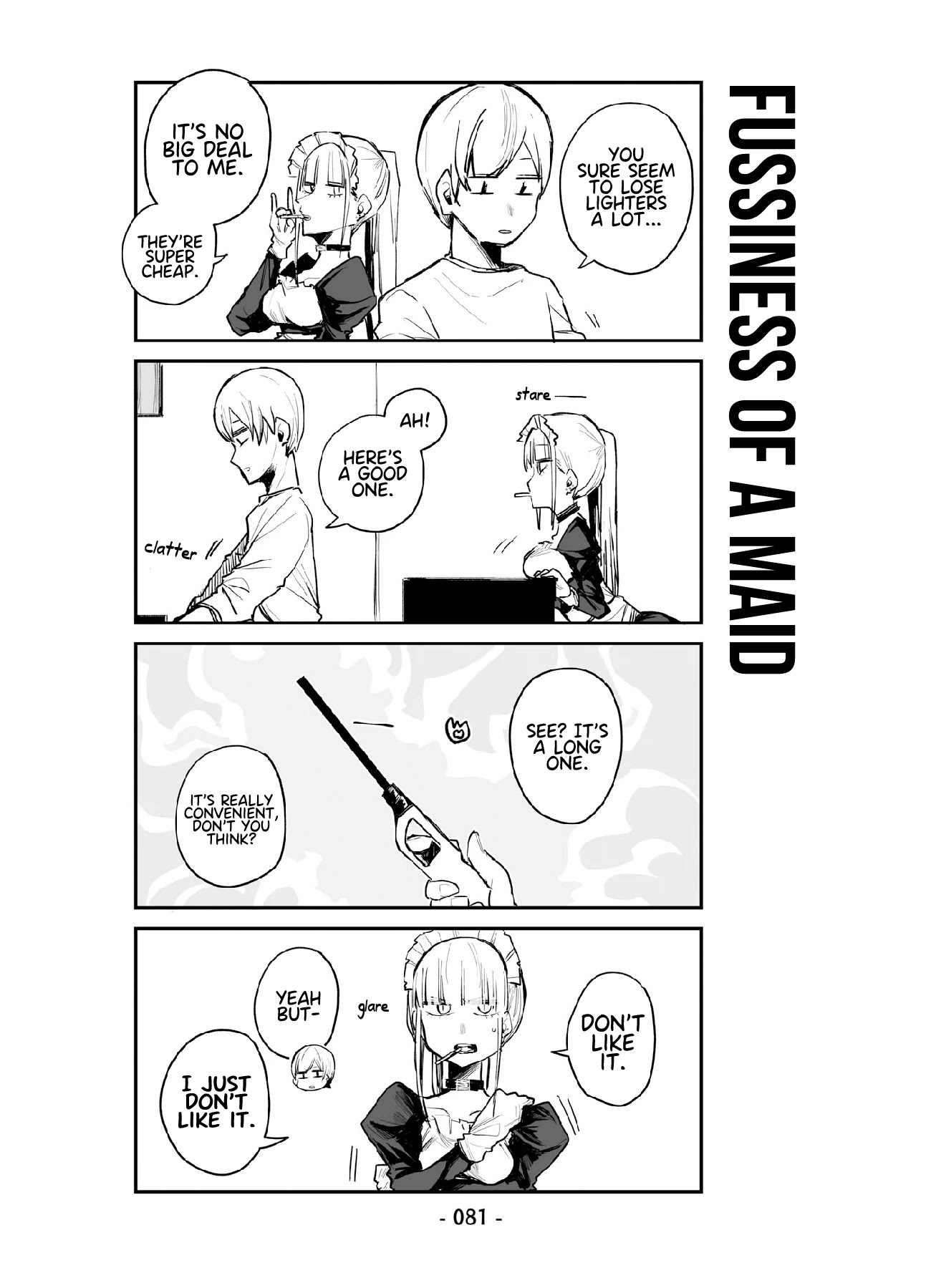 ○○na Maid-san Chapter 5 page 9 - Chapter 5: Extreme Fussiness.
