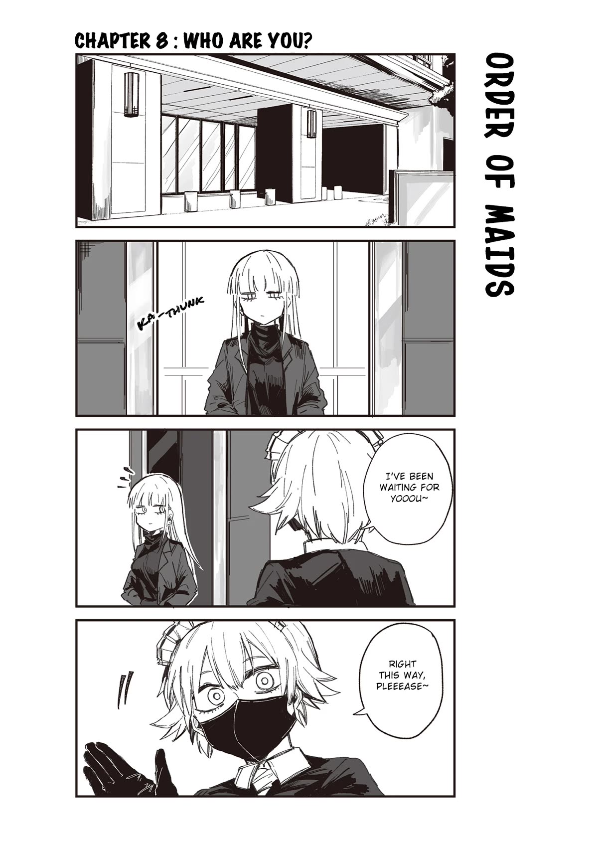 ○○na Maid-san Chapter 8 page 1 - Chapter 8: Who Are you?