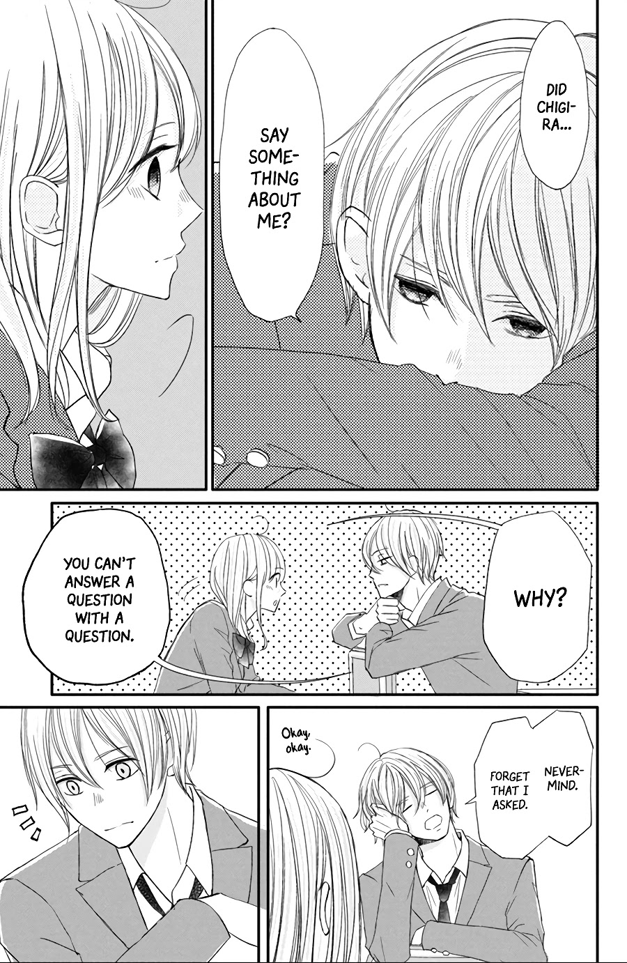 Na no ni, Chigira-kun ga Amasugiru Chapter 13 page 15 - Chapter 13