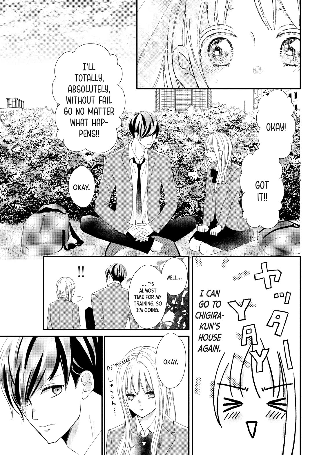 Na no ni, Chigira-kun ga Amasugiru Chapter 28 page 29 - Chapter 28: Too Soft