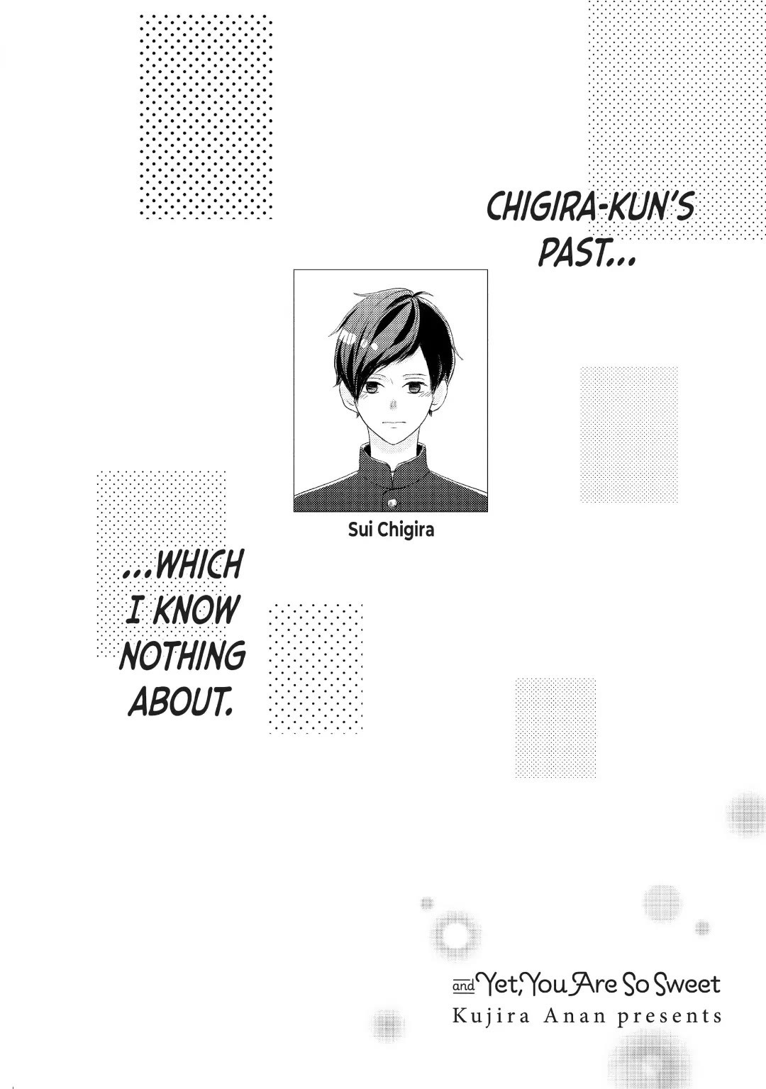 Na no ni, Chigira-kun ga Amasugiru Chapter 29 page 4 - Chapter 29: Touch Me