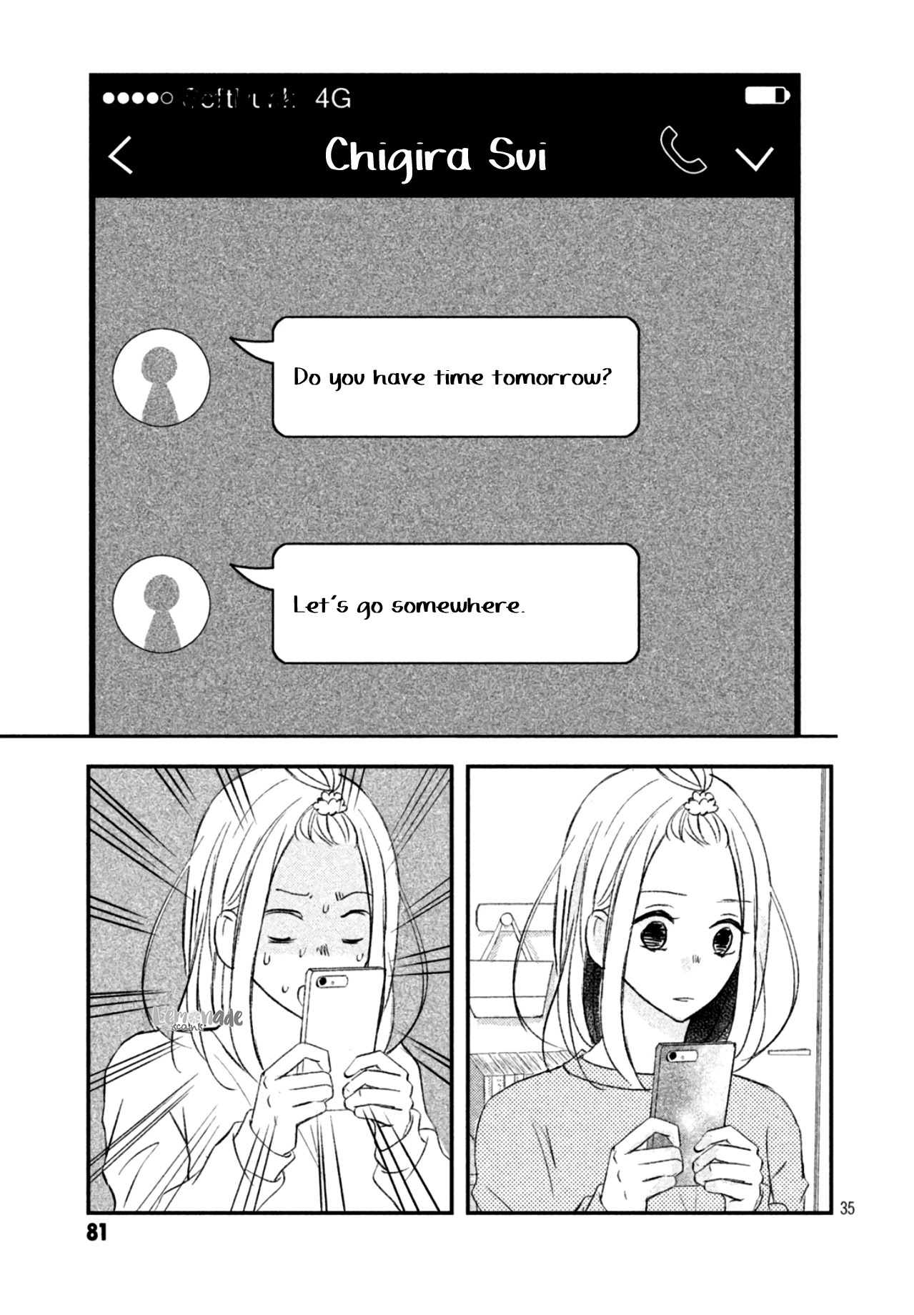 Na no ni, Chigira-kun ga Amasugiru Chapter 9 page 37 - Chapter 9