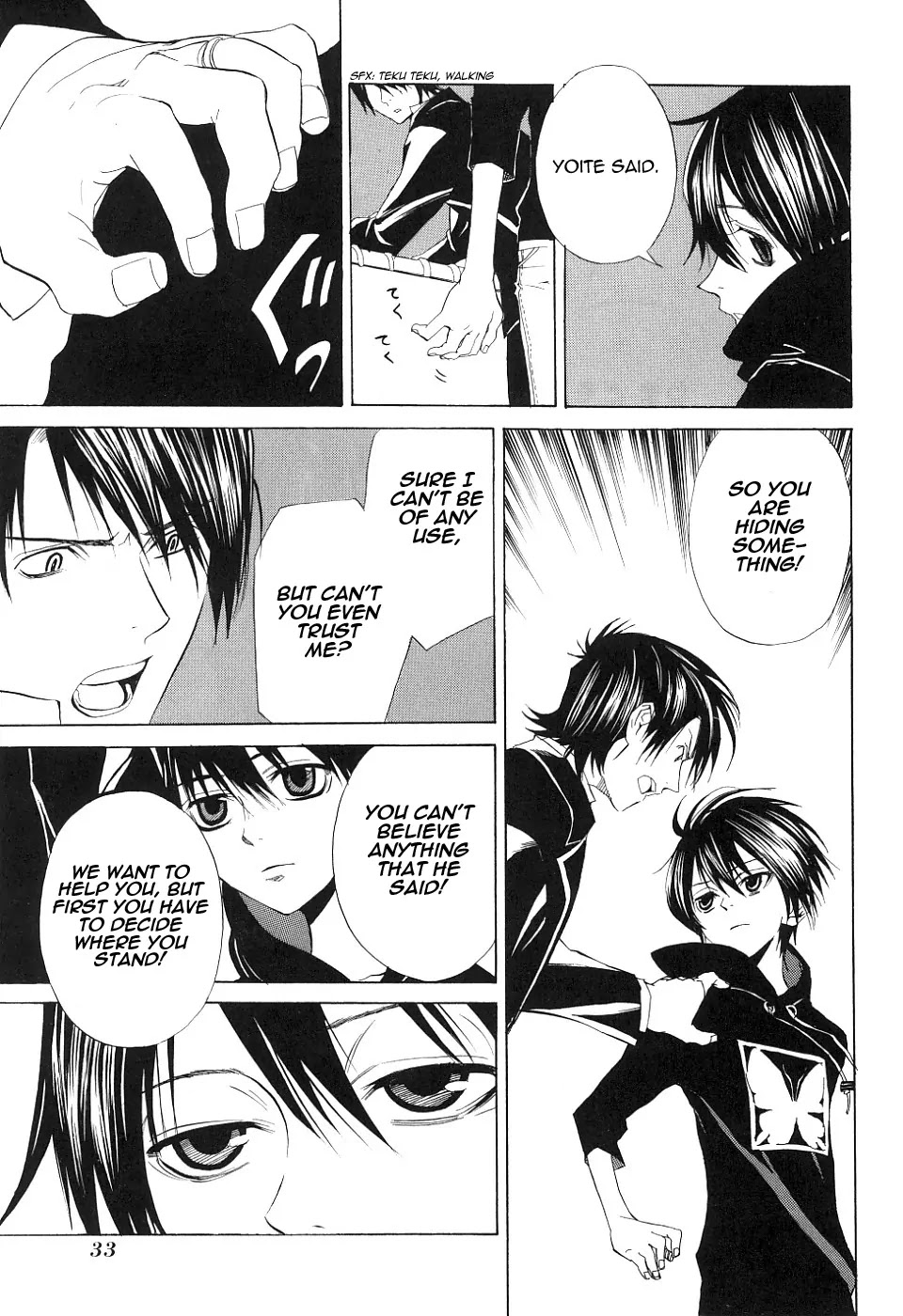 Nabari no Ou Chapter 11 page 28 - Chapter 11: Indecipherable Heart