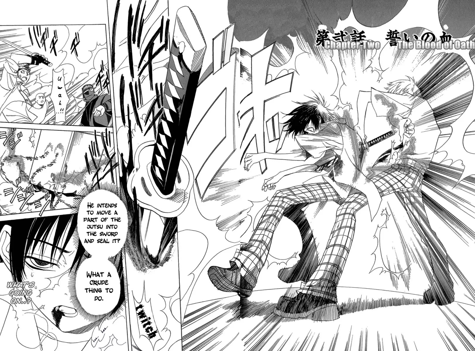 Nabari no Ou Chapter 2 page 2 - Chapter 2: The Blood of Oath