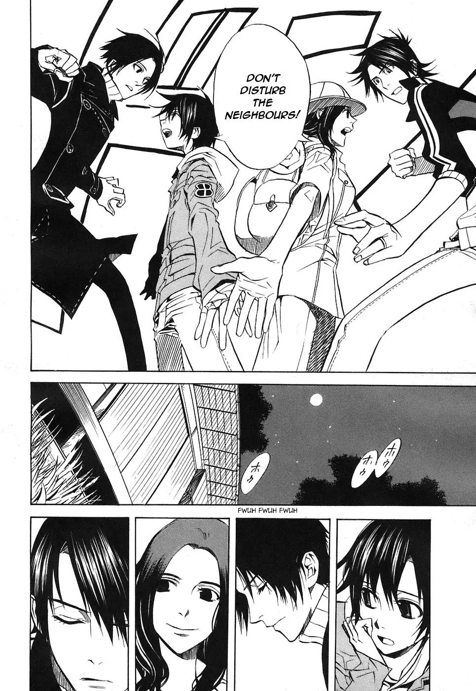 Nabari no Ou Chapter 22 page 15 - Chapter 22: Polka - Raimei and Raikou 3