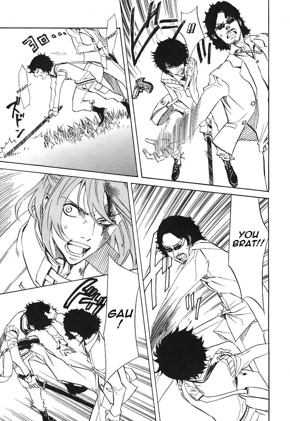 Nabari no Ou Chapter 23 page 23 - Chapter 23: Polka - Raikou and Raimei 4