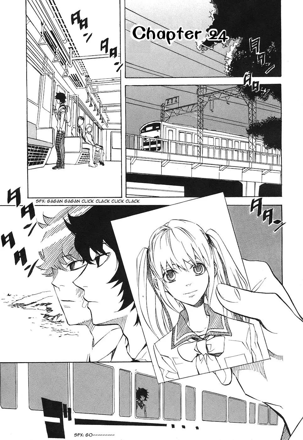 Nabari no Ou Chapter 24 page 1 - Chapter 24: Polka - Raikou and Raimei 5