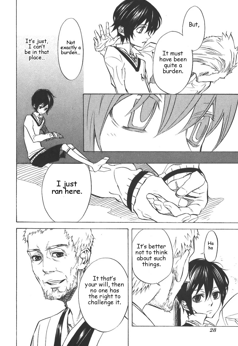 Nabari no Ou Chapter 28 page 30 - Chapter 28: Will