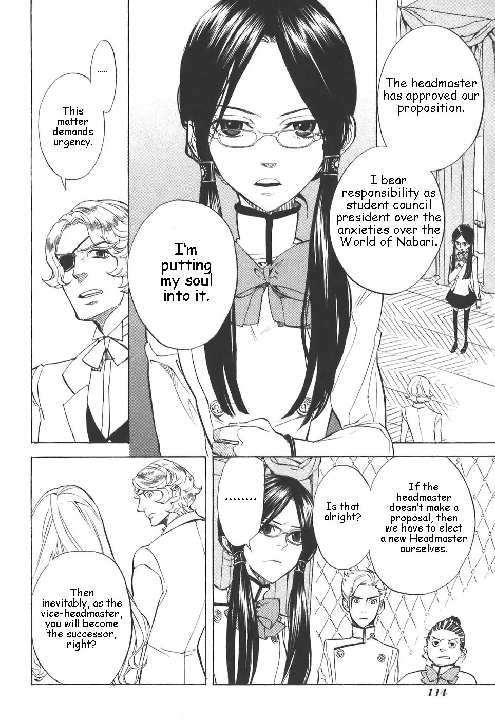 Nabari no Ou Chapter 31 page 10 - Chapter 31: Seat