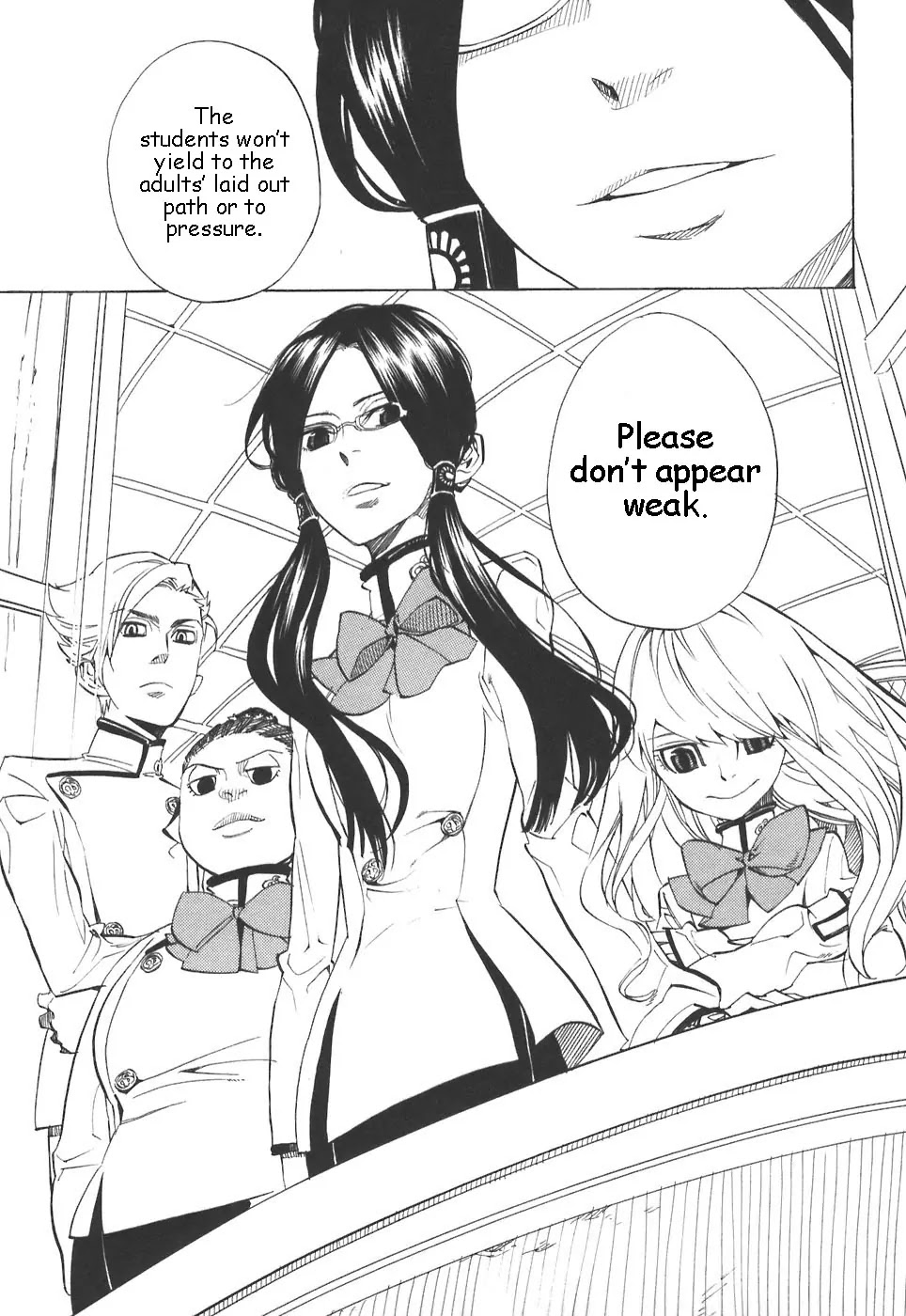 Nabari no Ou Chapter 31 page 15 - Chapter 31: Seat
