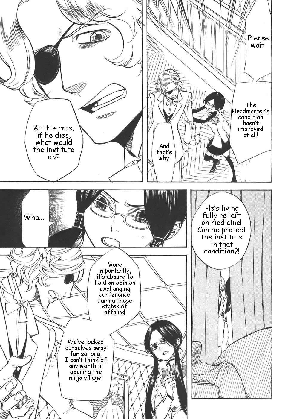 Nabari no Ou Chapter 31 page 9 - Chapter 31: Seat