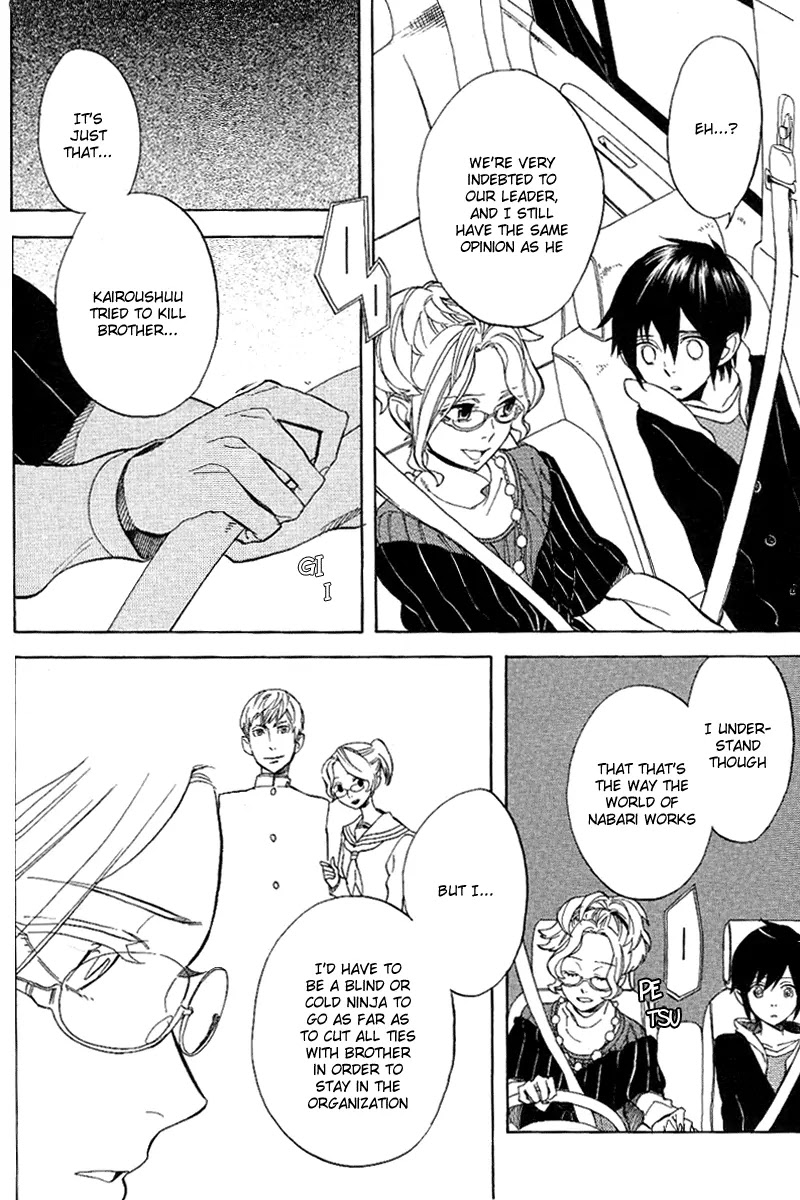 Nabari no Ou Chapter 51 page 22 - Chapter 51: Brats Are So