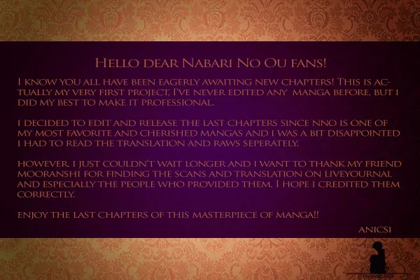 Nabari no Ou Chapter 66 page 1 - Chapter 66: To the Place that Memories Return - Tobari