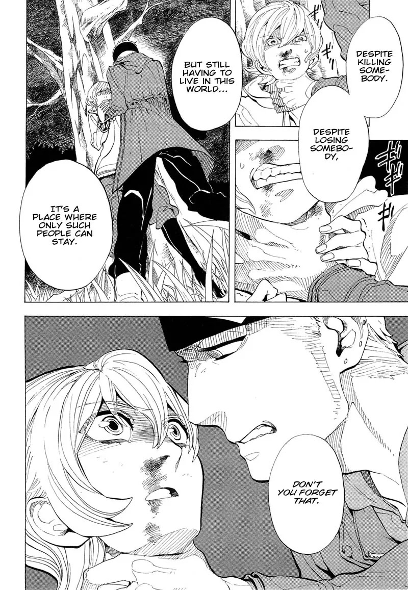 Nabari no Ou Chapter 67 page 38 - Chapter 67: To the Place that Memories Return - Hattori and Ichiki
