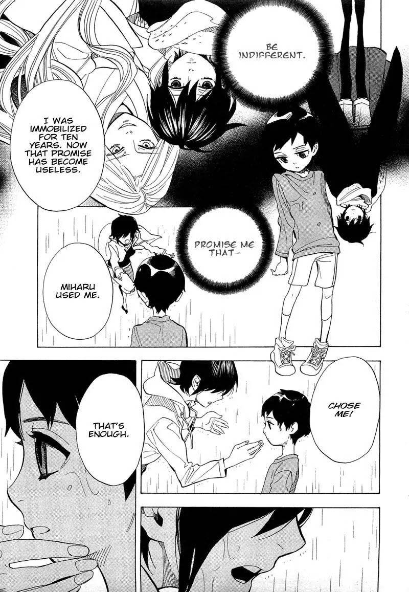Nabari no Ou Chapter 68 page 11 - Chapter 68: To the Place that Memories Return - Miharu and Asahi