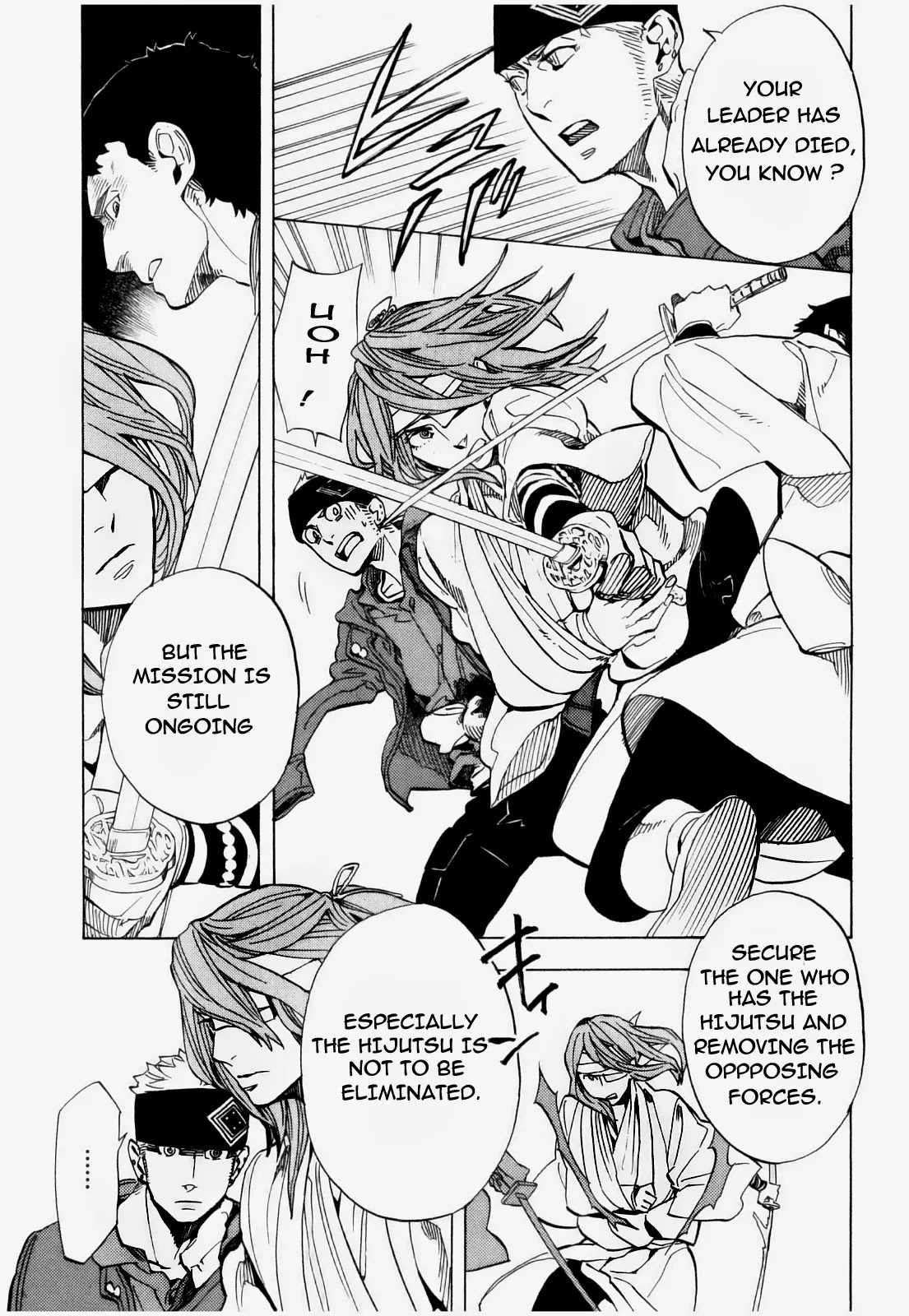 Nabari no Ou Chapter 71 page 10 - Chapter 71: To You, Farewell