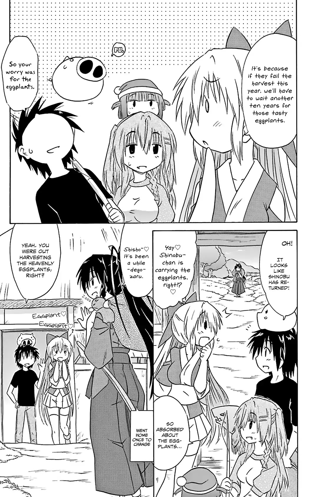 Nagasarete Airantou Chapter 163 page 10 - Chapter 163: Changed by an Eggplant