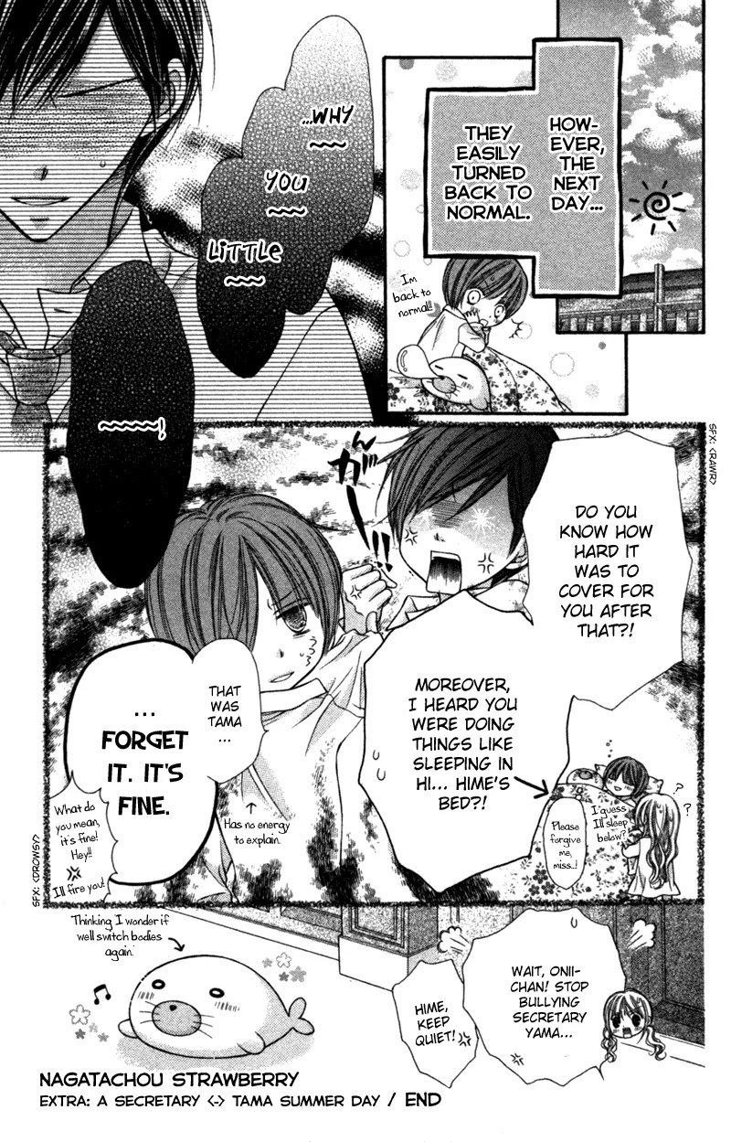 Nagatachou Strawberry Chapter 21.5 page 11 - Chapter 21.5: A Secretary Tama Summer Day