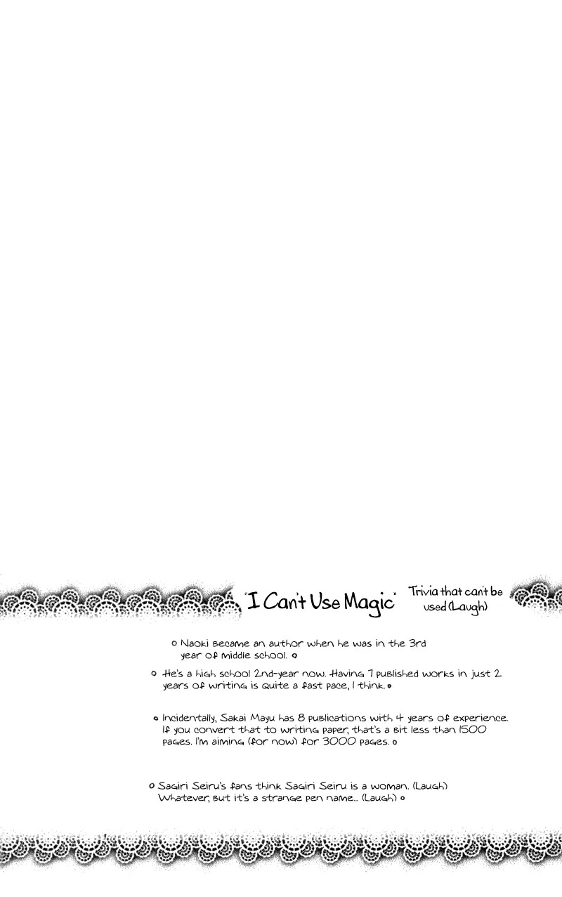 Nagatachou Strawberry Chapter 21.6 page 37 - Chapter 21.6: I Can't Use Magic