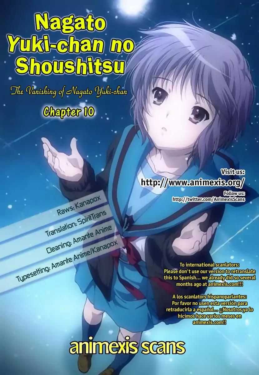 Nagato Yuki-chan no Shoushitsu Chapter 10 page 1 - Chapter 10