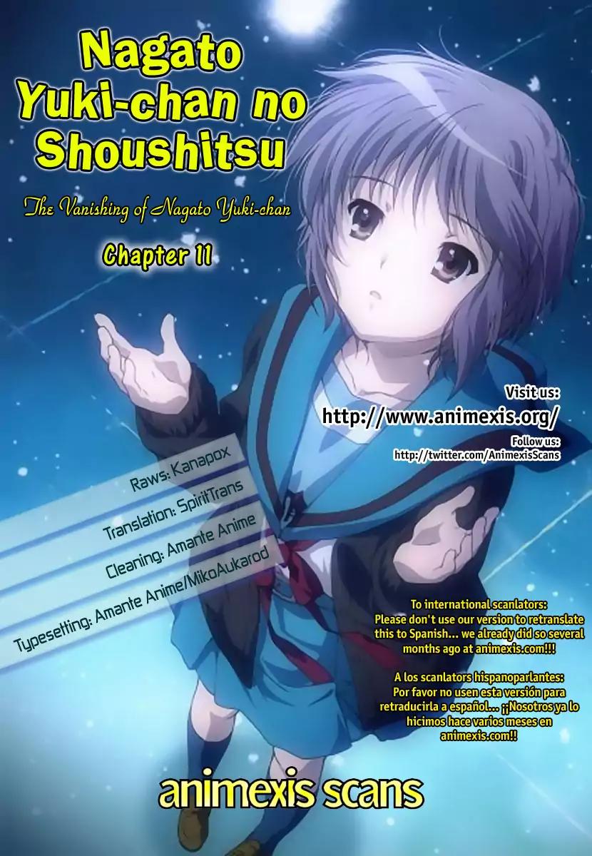 Nagato Yuki-chan no Shoushitsu Chapter 11 page 1 - Chapter 11