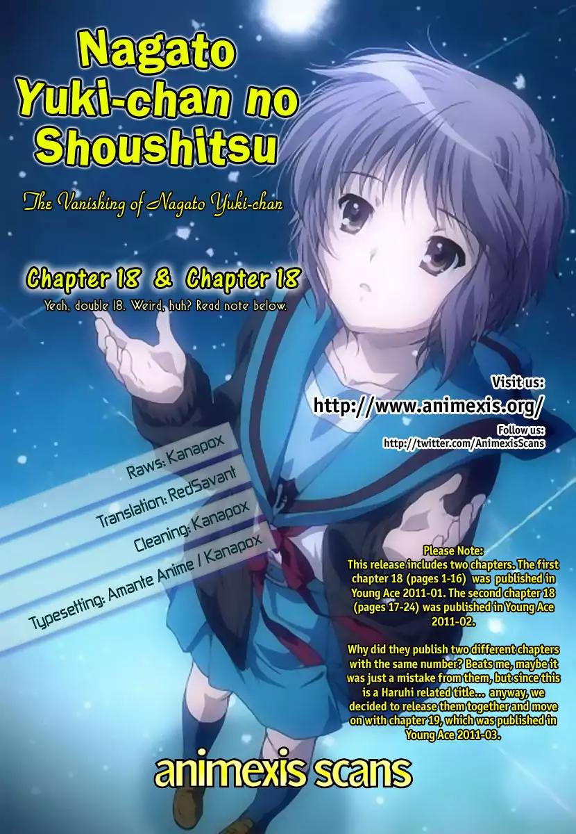 Nagato Yuki-chan no Shoushitsu Chapter 18 page 1 - Chapter 18