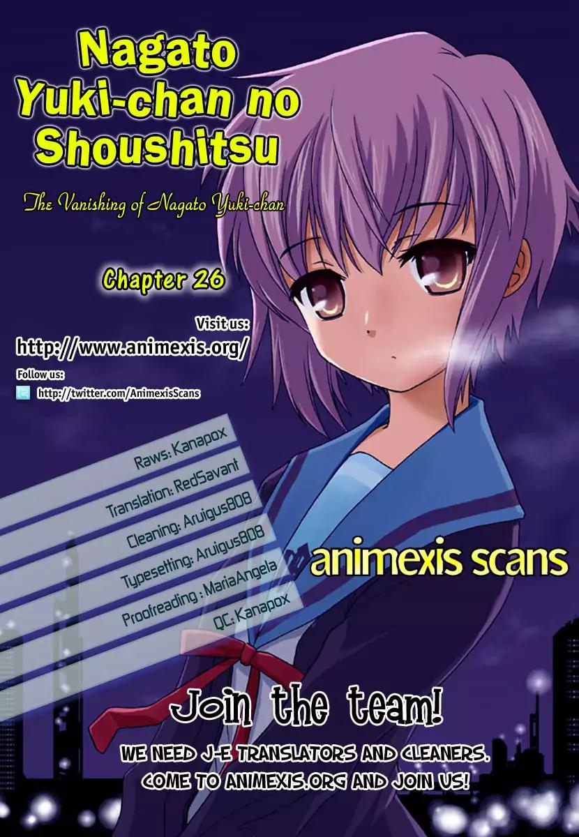Nagato Yuki-chan no Shoushitsu Chapter 26 page 1 - Chapter 26