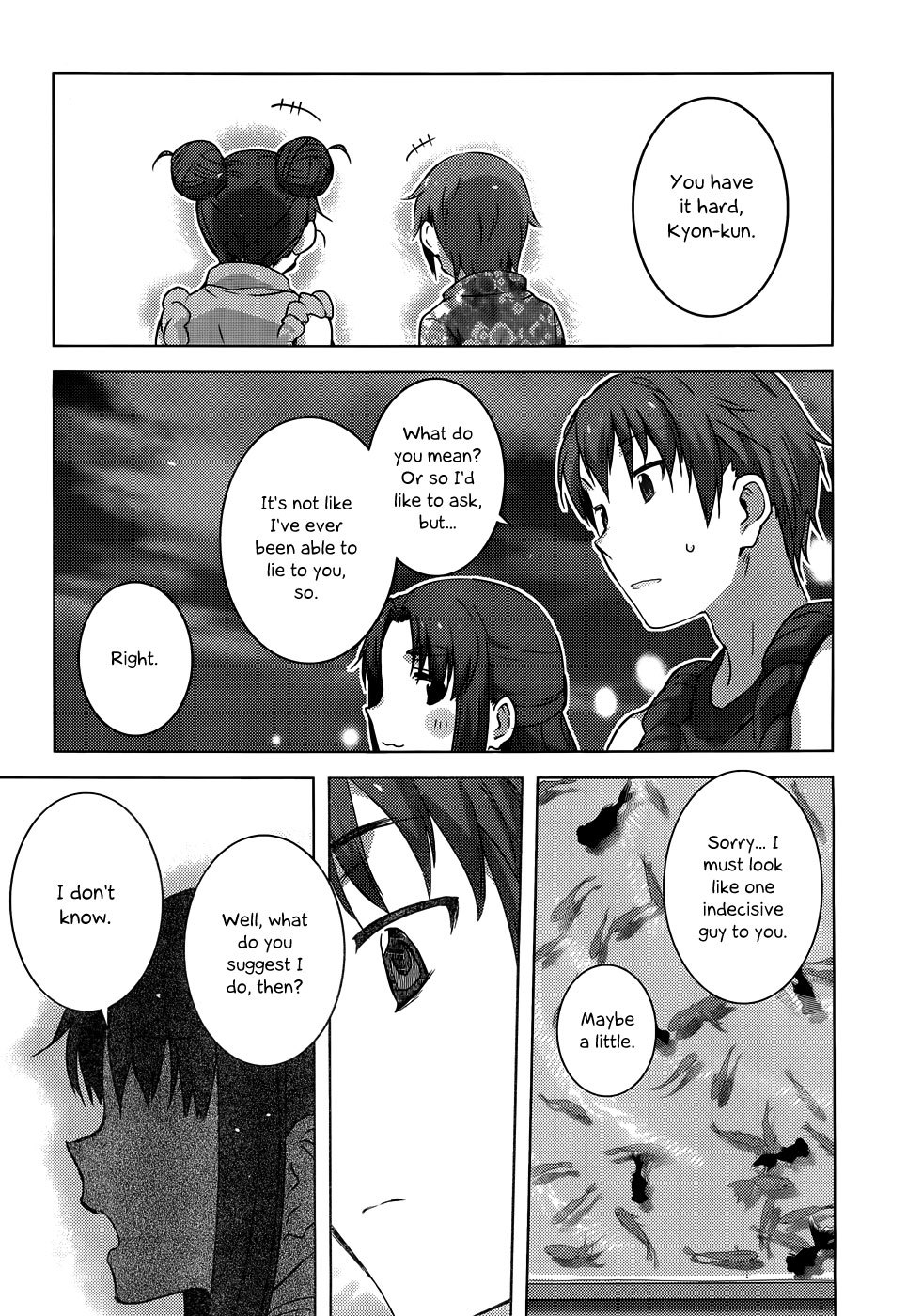 Nagato Yuki-chan no Shoushitsu Chapter 38 page 11 - Chapter 38: Epilogue 38 - Summer Vacation: Festival