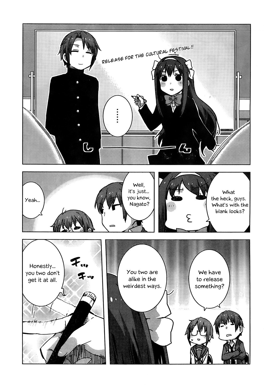 Nagato Yuki-chan no Shoushitsu Chapter 41 page 3 - Chapter 41: Epilogue 41 - Programming Meeting