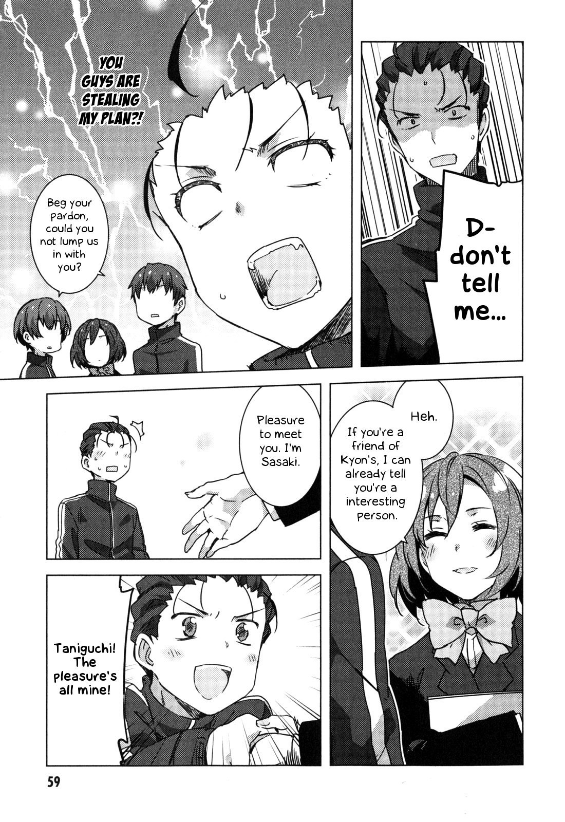 Nagato Yuki-chan no Shoushitsu Chapter 43 page 6 - Chapter 43: Epilogue 43 - Cultural Festival Preparation (Kyon) 1