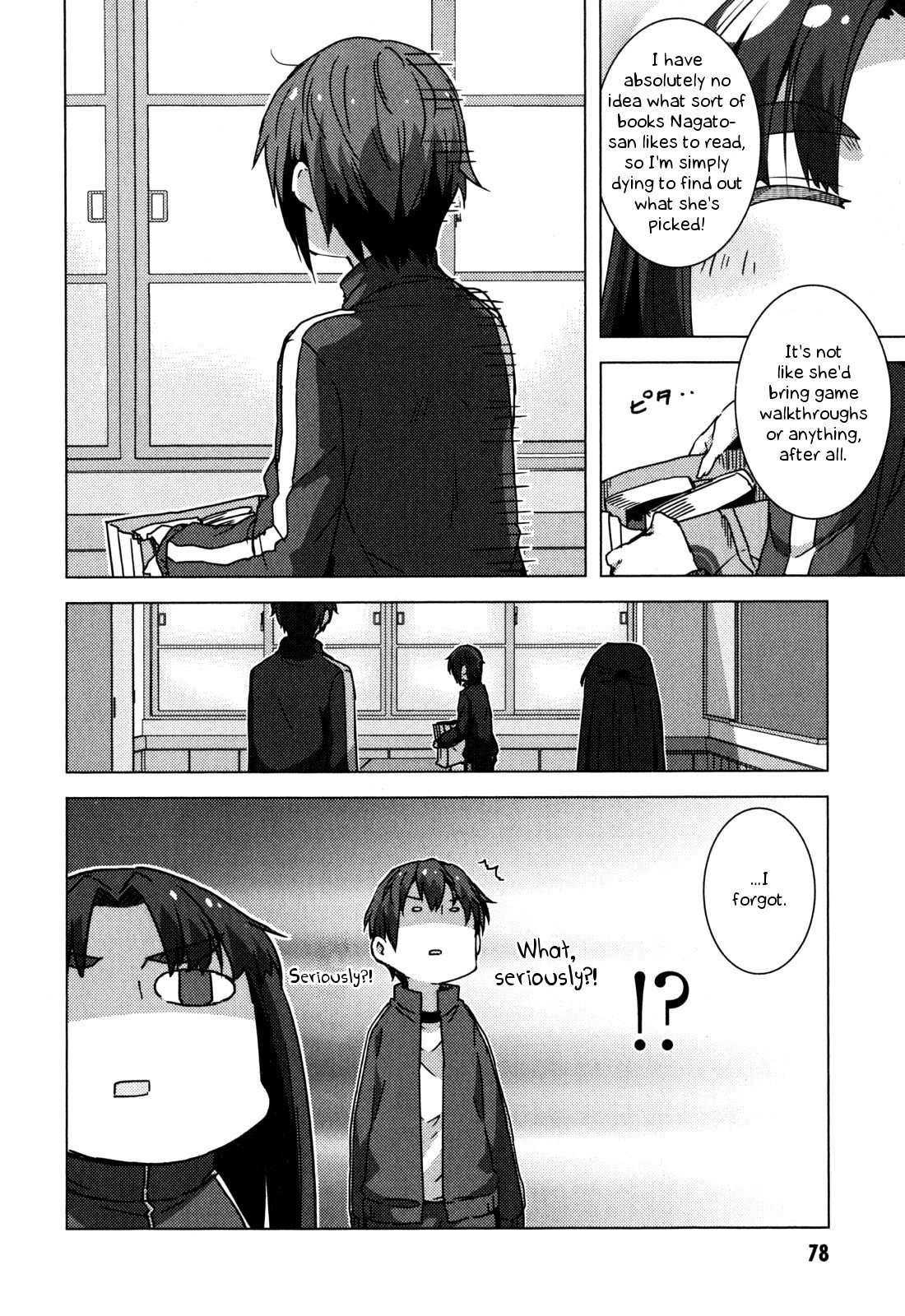 Nagato Yuki-chan no Shoushitsu Chapter 44 page 11 - Chapter 44: Epilogue 44 - Cultural Festival Preparation (Kyon) 2