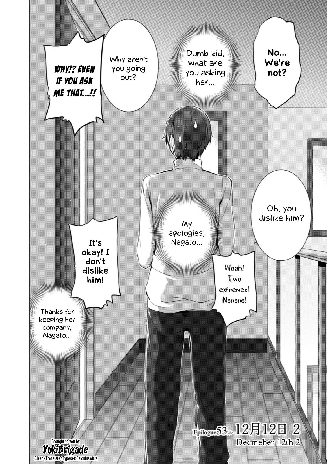 Nagato Yuki-chan no Shoushitsu Chapter 53 page 3 - Chapter 53: Epilogue 53 - December 12th 2
