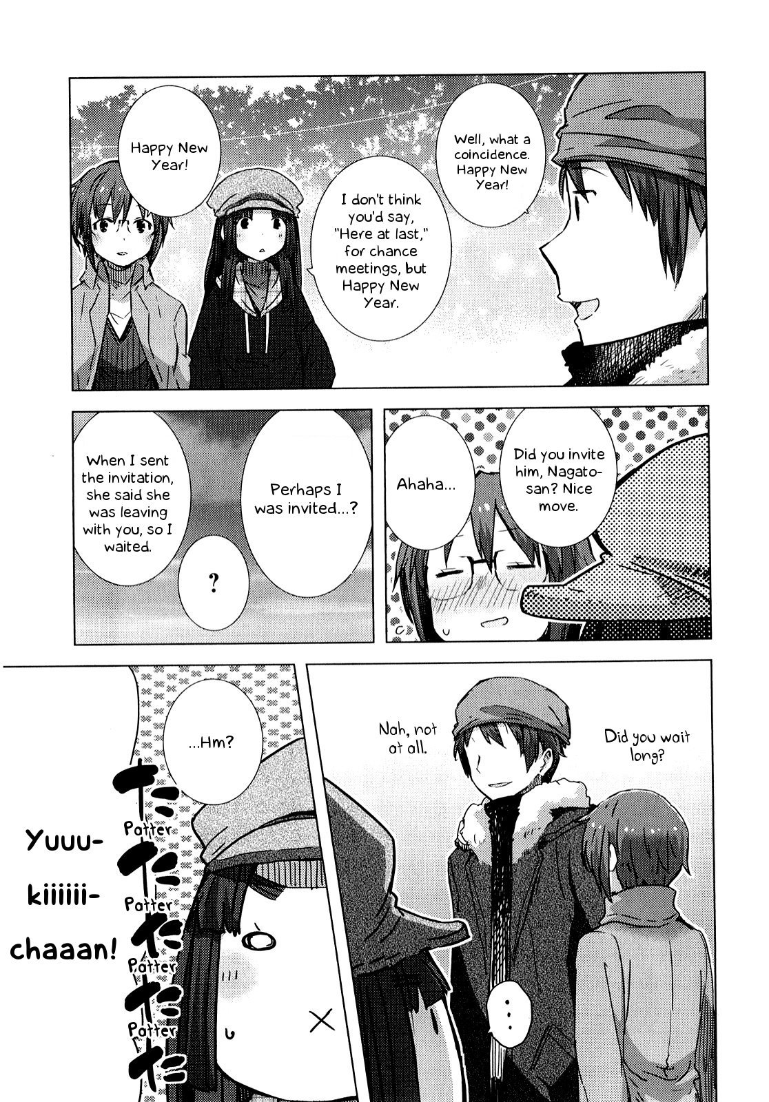 Nagato Yuki-chan no Shoushitsu Chapter 58 page 19 - Chapter 58: Epilogue 58 - New Year Shrine Visit