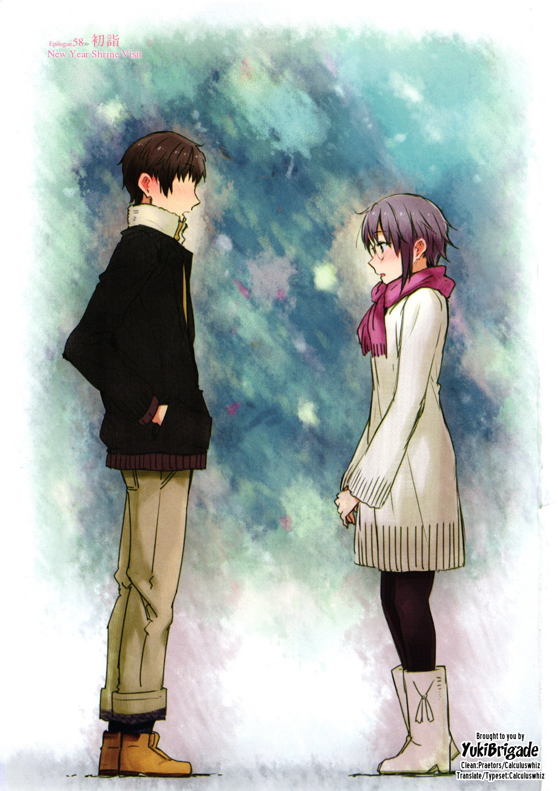 Nagato Yuki-chan no Shoushitsu Chapter 58 page 3 - Chapter 58: Epilogue 58 - New Year Shrine Visit