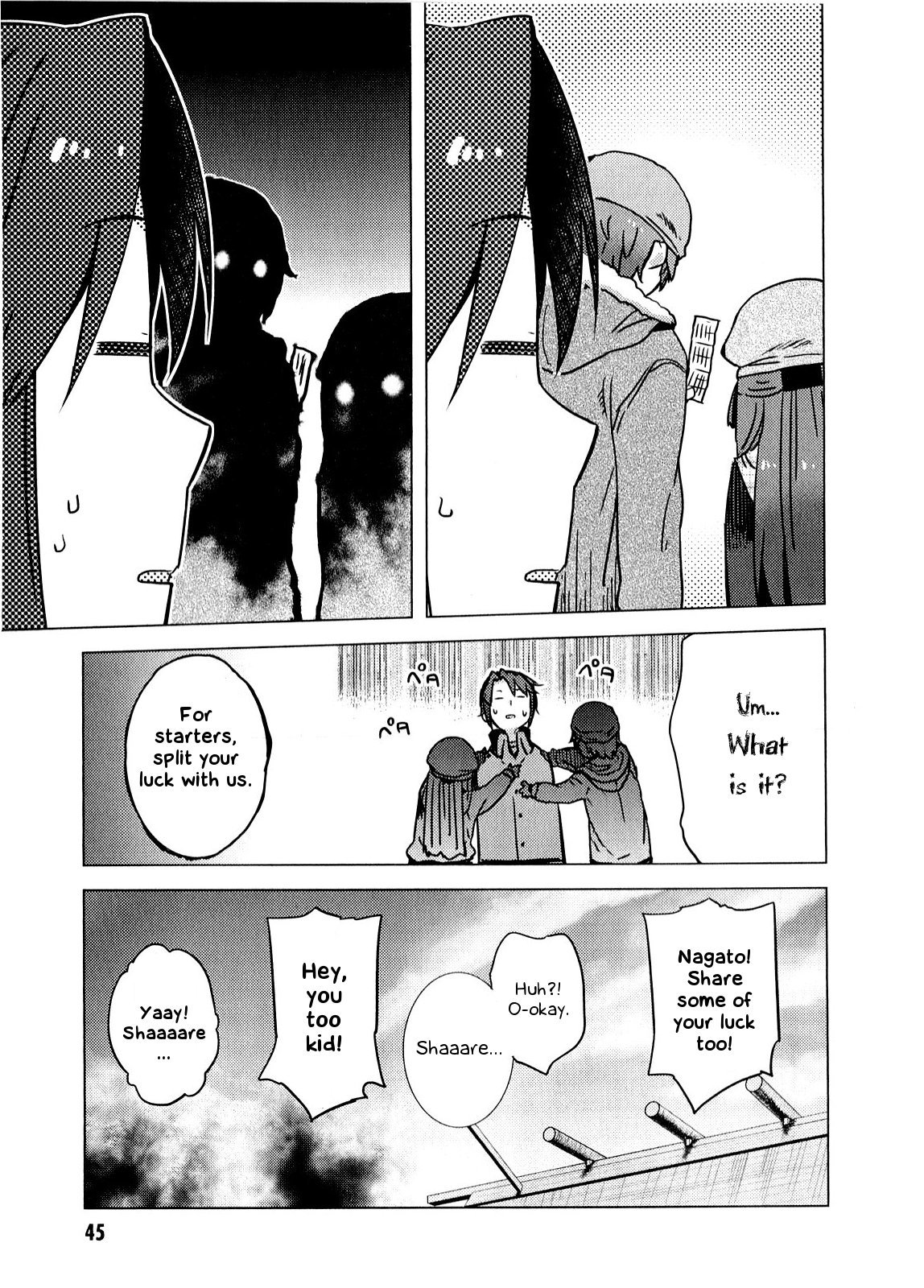Nagato Yuki-chan no Shoushitsu Chapter 59 page 16 - Chapter 59: Epilogue 59 - Fortune Slips