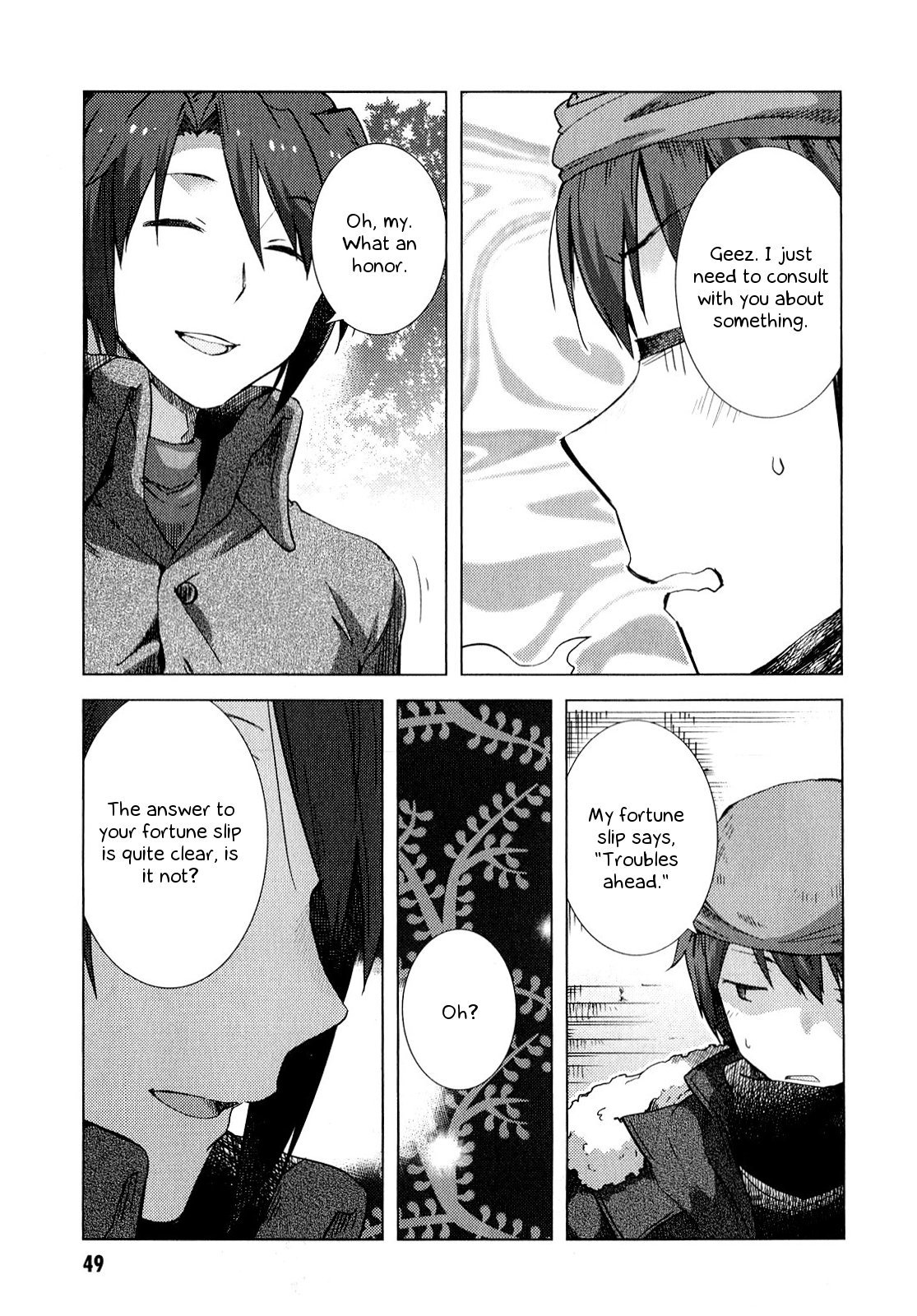 Nagato Yuki-chan no Shoushitsu Chapter 59 page 20 - Chapter 59: Epilogue 59 - Fortune Slips