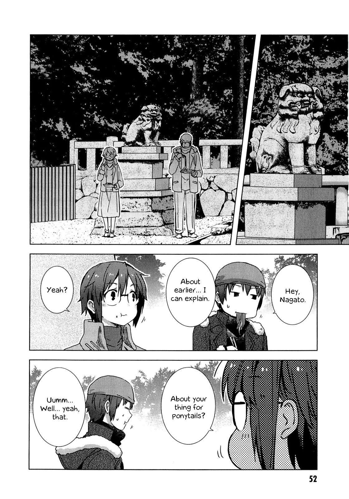 Nagato Yuki-chan no Shoushitsu Chapter 59 page 23 - Chapter 59: Epilogue 59 - Fortune Slips