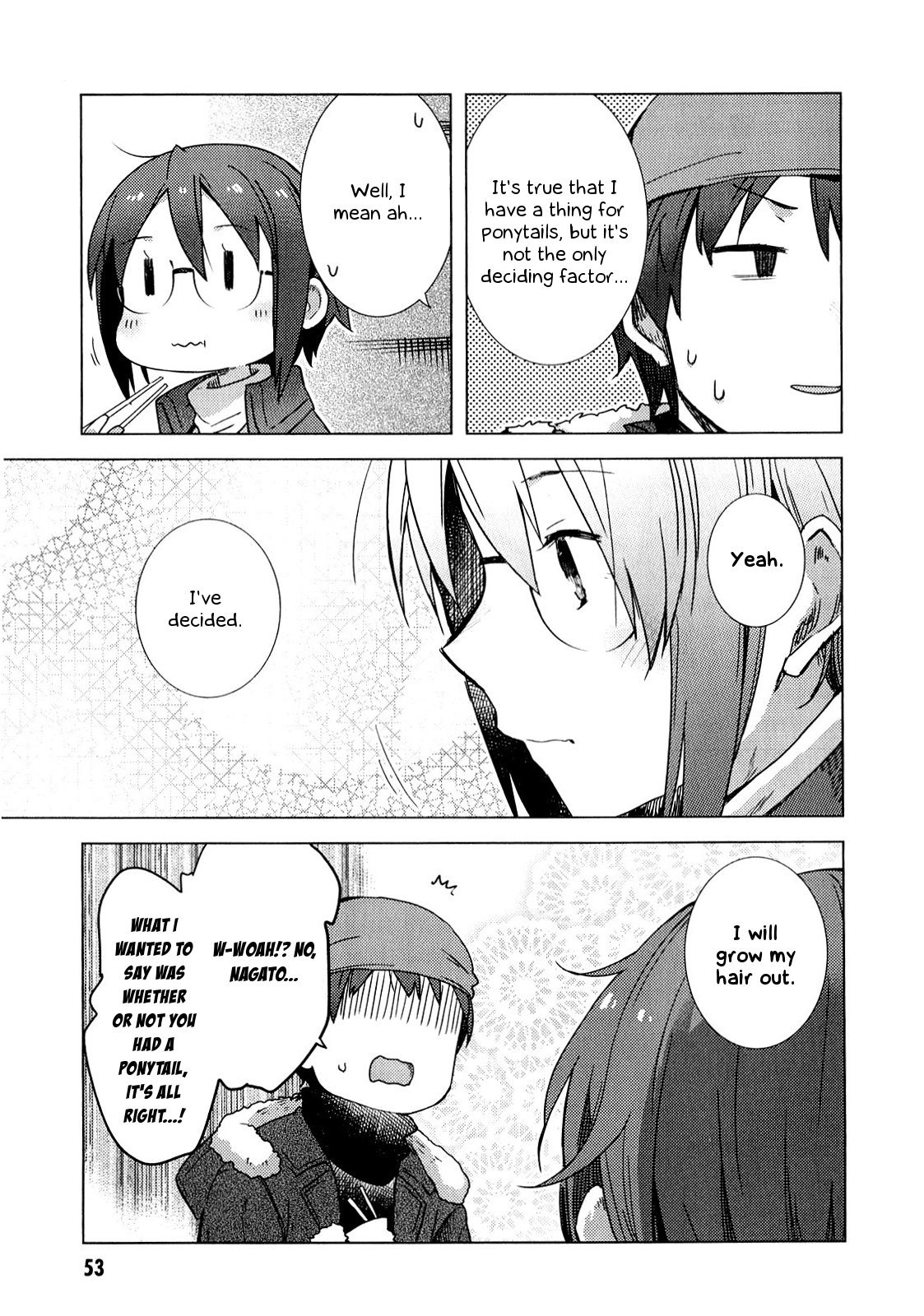 Nagato Yuki-chan no Shoushitsu Chapter 59 page 24 - Chapter 59: Epilogue 59 - Fortune Slips